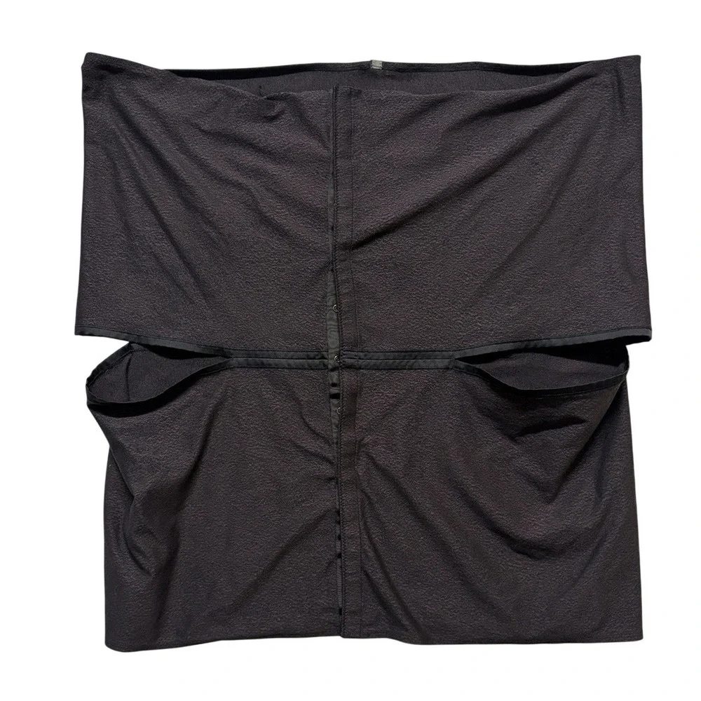Lululemon Vinyasa Scarf Snap Convertible Wrap Plum Black Cherry Rulu Fabric‎